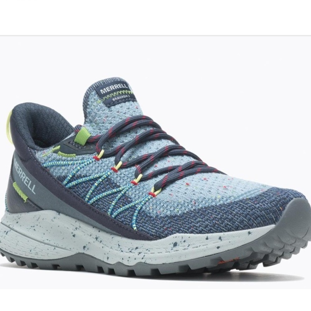 Merrell Bravada 2 Womens Trail Hiking Shoes Blue Grey J135576 Size 9